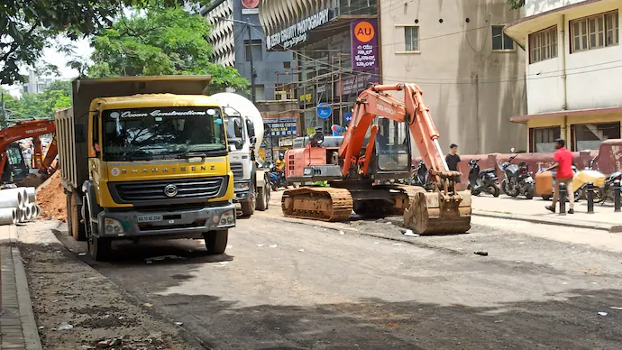 City road resurfacing
